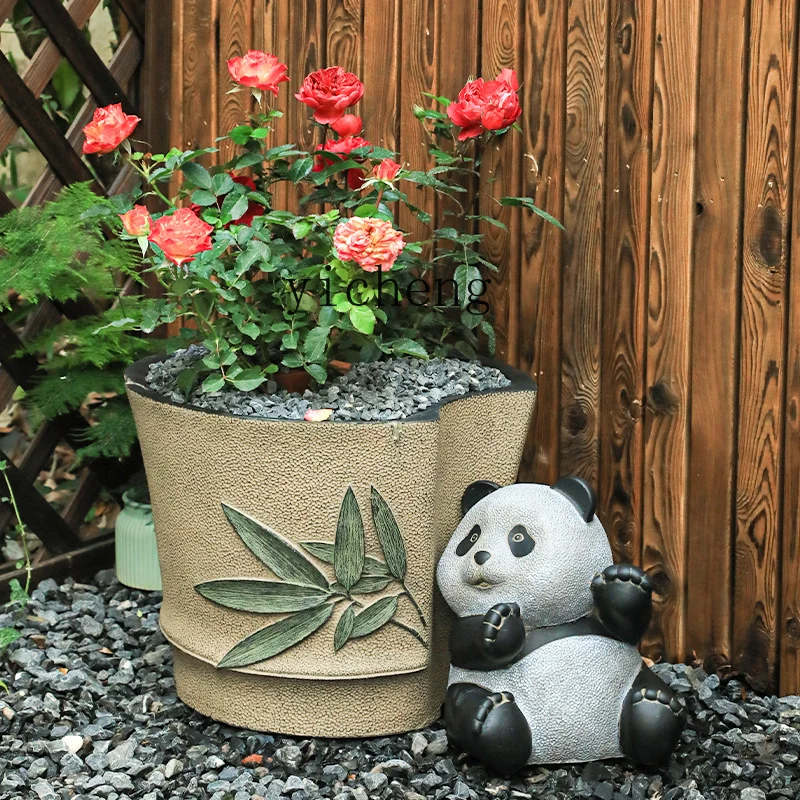 L7-15 courtyard flower pot orn - Bonsai Garden Chinese Garden ulasan dan harga