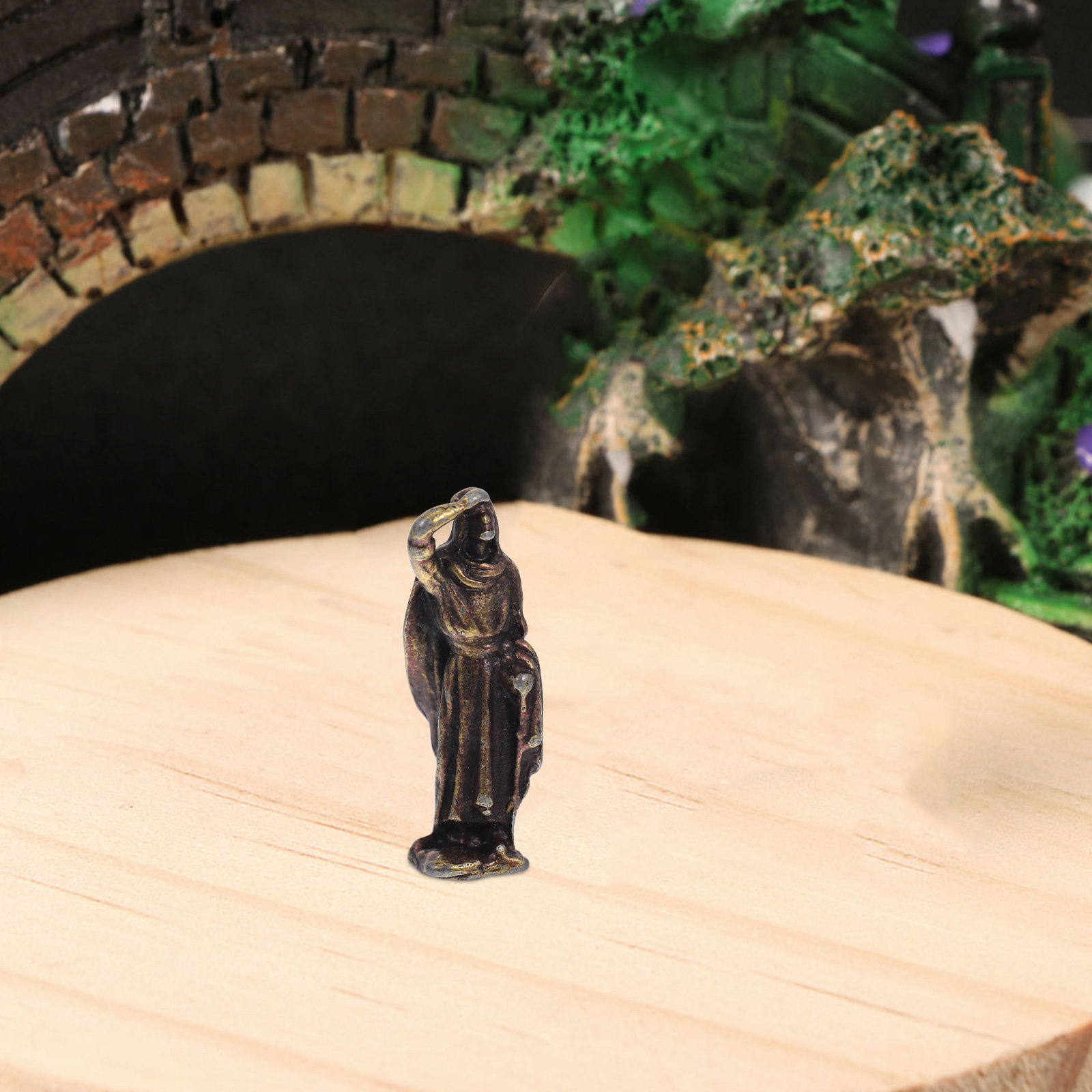 Mini Chinese Ancient Figure Me - Bonsai Garden Chinese Garden ulasan dan harga