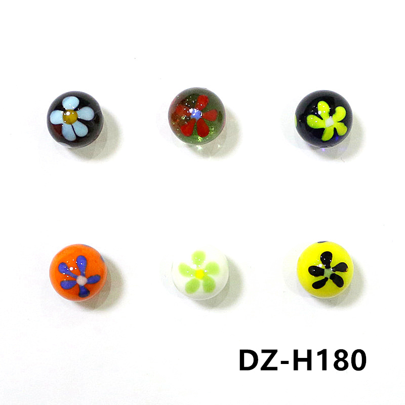 6pcs 16mm Colorful Rare Glass  - Bonsai Garden Chinese Garden ulasan dan harga