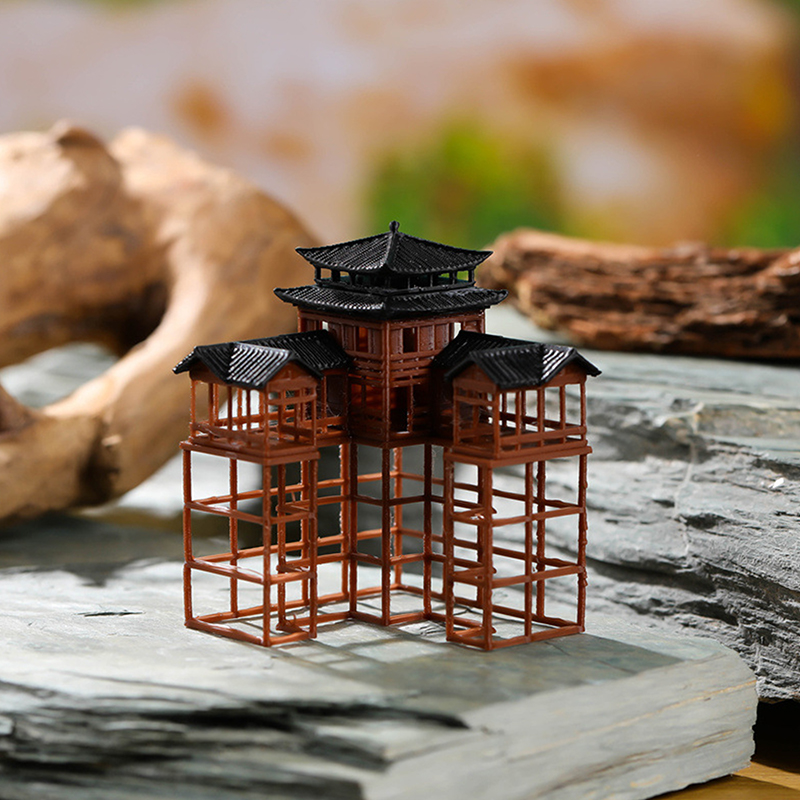 Ancient Building Model Miniatu - Bonsai Garden Chinese Garden ulasan dan harga