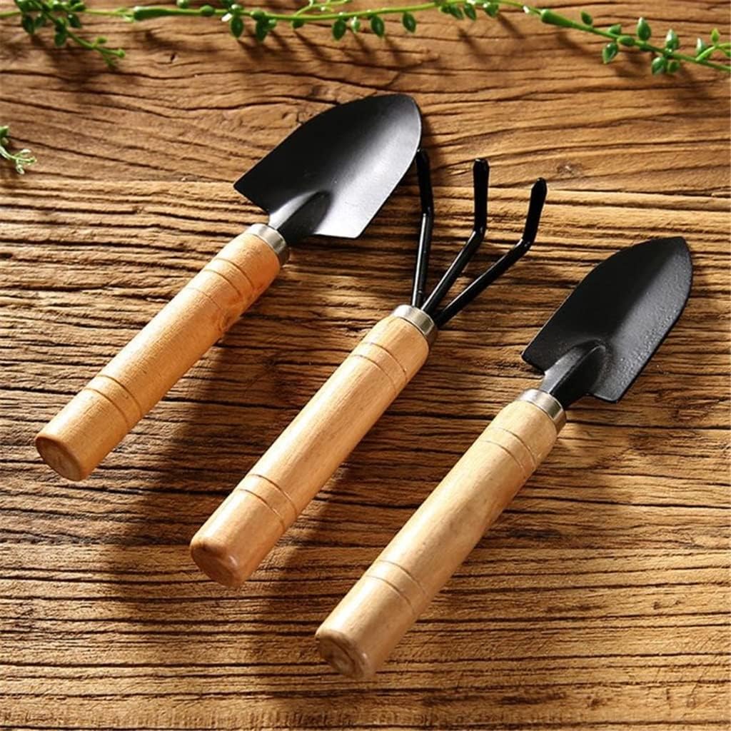 3 Pack Garden Shovel Rake Shov - Bonsai Tool Set ulasan dan harga