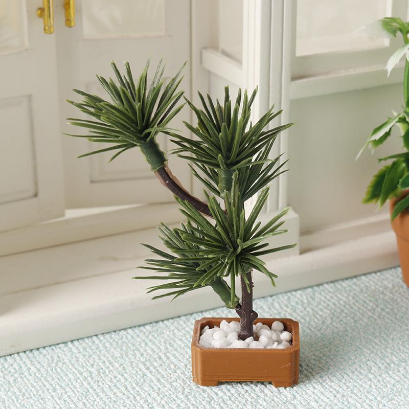 1Pcs 1/12 Dollhouse Simulation - Bonsai Garden Plants ulasan dan harga