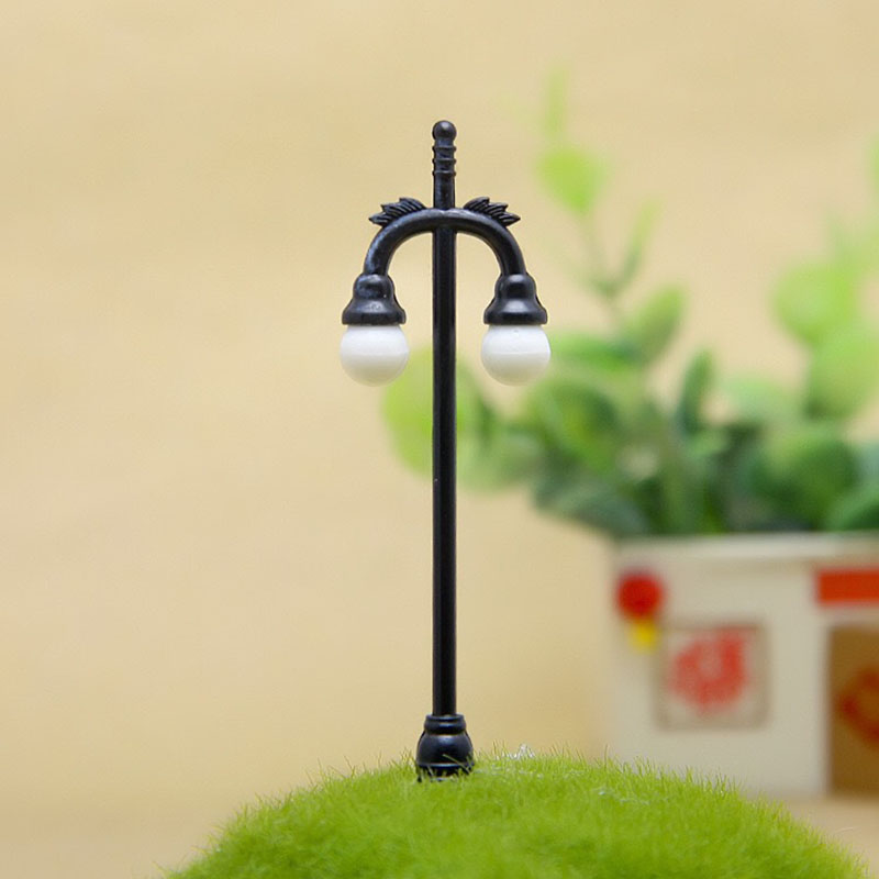 4Pcs Miniatures Road Light Mic - Bonsai Garden Chinese Garden ulasan dan harga