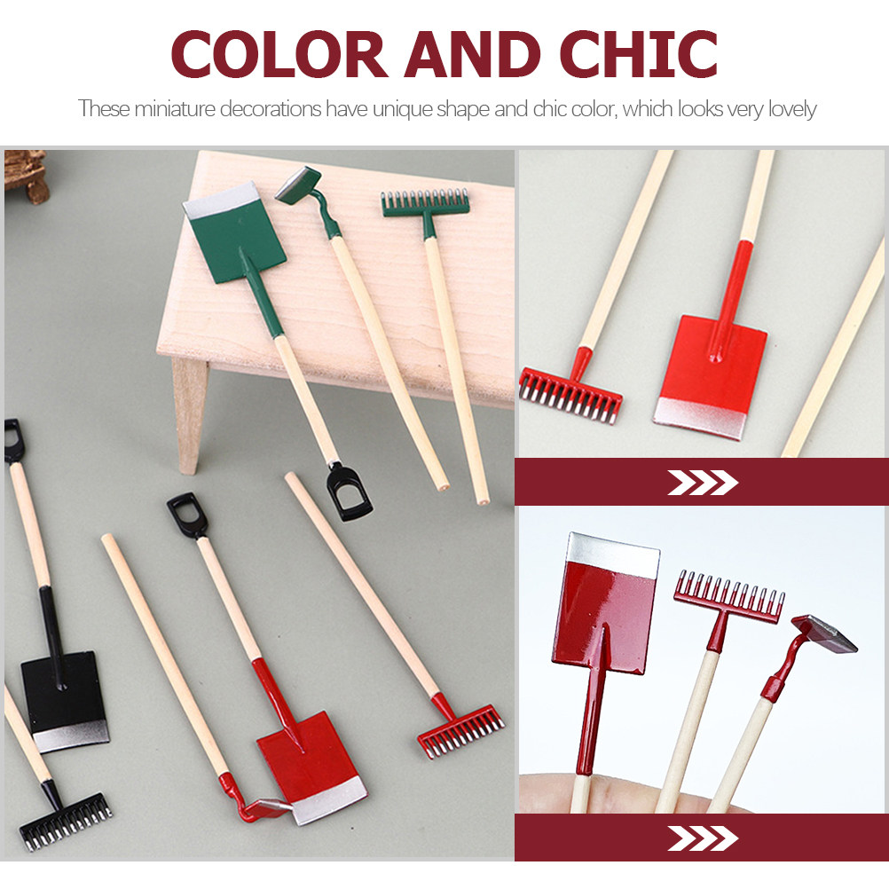 3Pcs Miniature House Accessori - Bonsai Tool Set ulasan dan harga