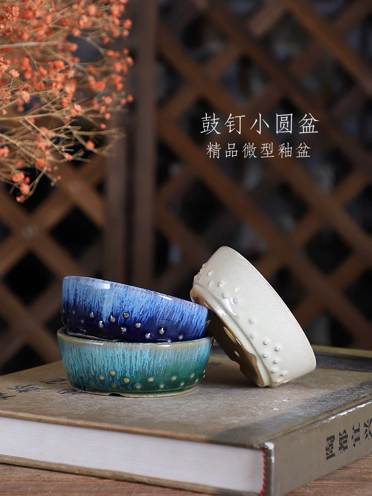 Porcelain Round Glazed Bonsai  - Bonsai Garden Chinese Garden ulasan dan harga