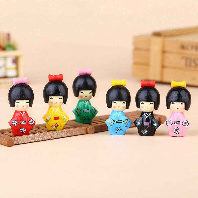 New Japanese Cute Girl Figurin - Bonsai Garden Chinese Garden ulasan dan harga