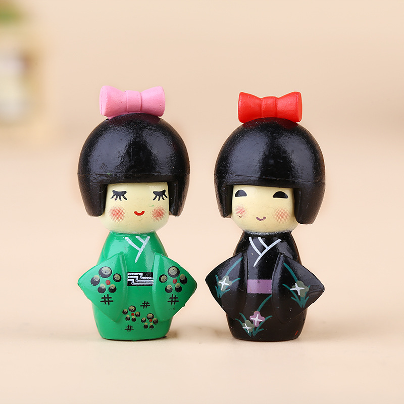 New Japanese Cute Girl Figurin - Bonsai Garden Chinese Garden ulasan dan harga