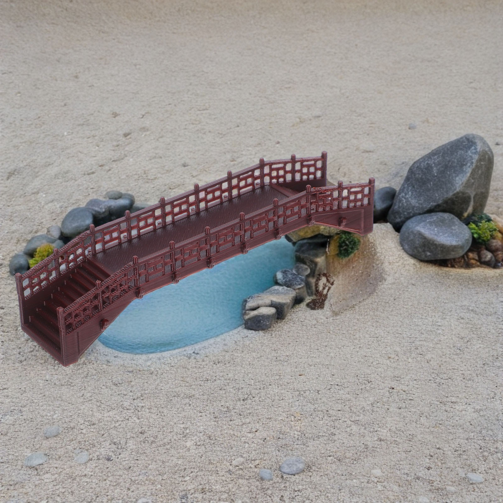 Miniature Bridge Chinese Style - Bonsai Garden Chinese Garden ulasan dan harga